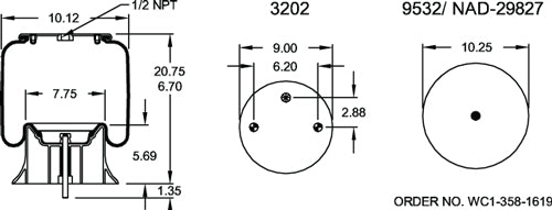 352-9026 Air Spring