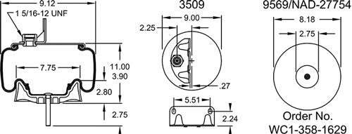 352-9547 Air Spring