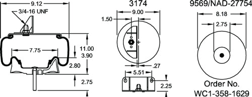 352-9617 Air Spring