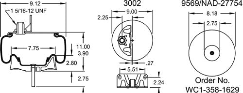 352-9622 Air Spring