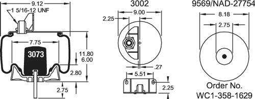 352-9625 Air Spring