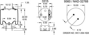 352-9371 Air Spring