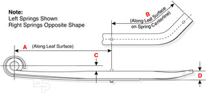 Air Beam "Hockey Stick" Single Axle Spring