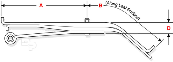 Radius-Eye Leaf Spring