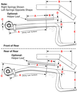 75-175 Twisted Z Leaf Spring